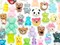 Cute Bears Charm & Pendant Grab Bag Mix, 20 Assorted Kawaii Teddy Bears, Adorabilities